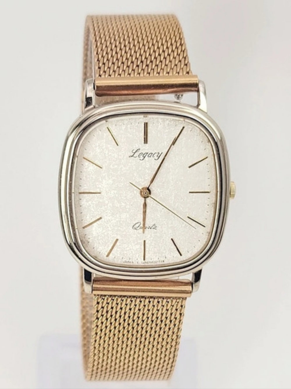 Vintage Orient Legacy Tank Quartz Watch C255H2-20 CS Textured Dial Unisex